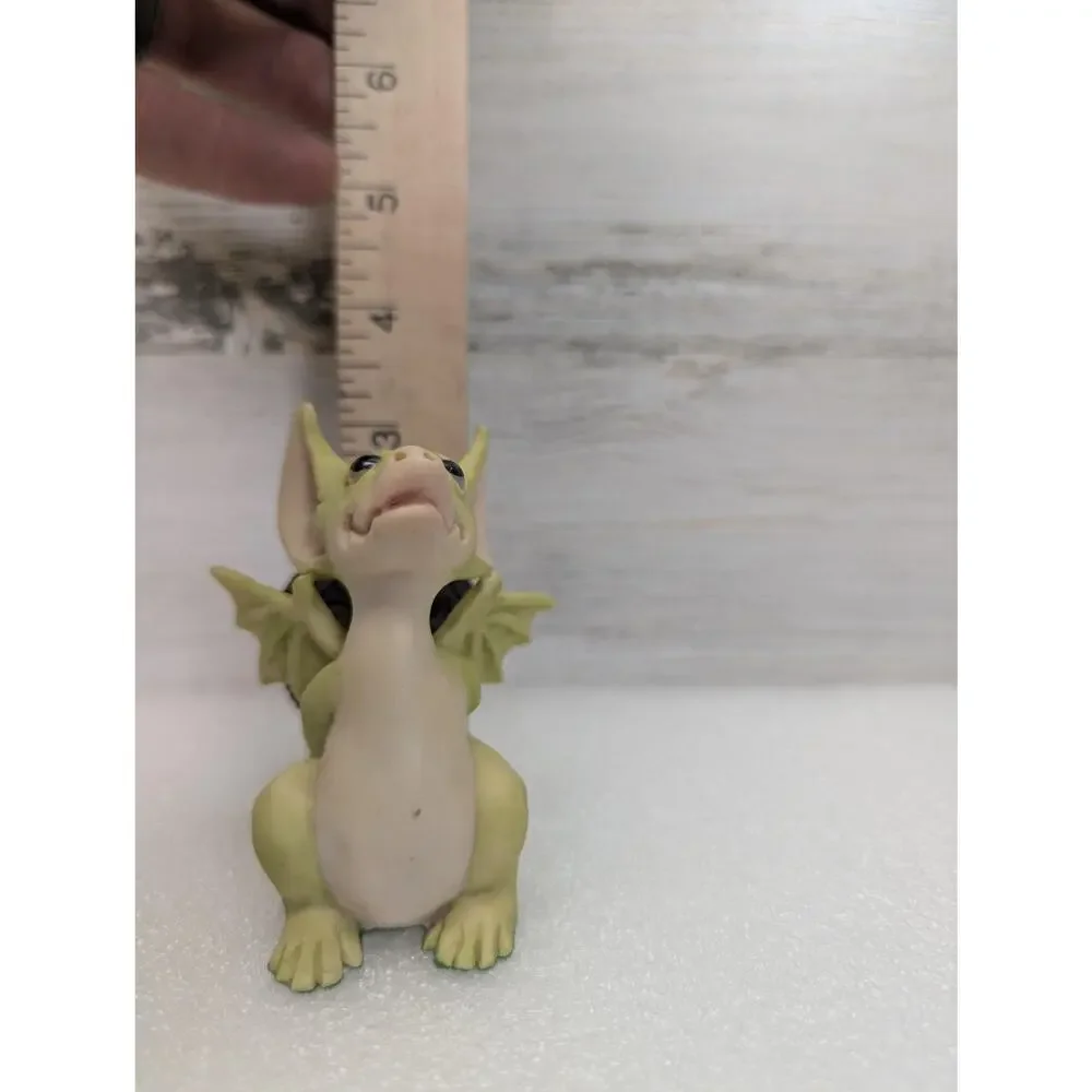 Real Musgrave Pocket Dragons Resin Figurine Cookie Treat Green Dragon Made in UK